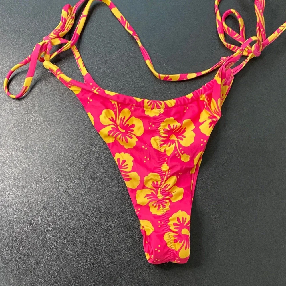 Women’s Sexy Brazilian Bikini Thong Bathing Suit Swimsuit Two Piece - Picture 3 of 8